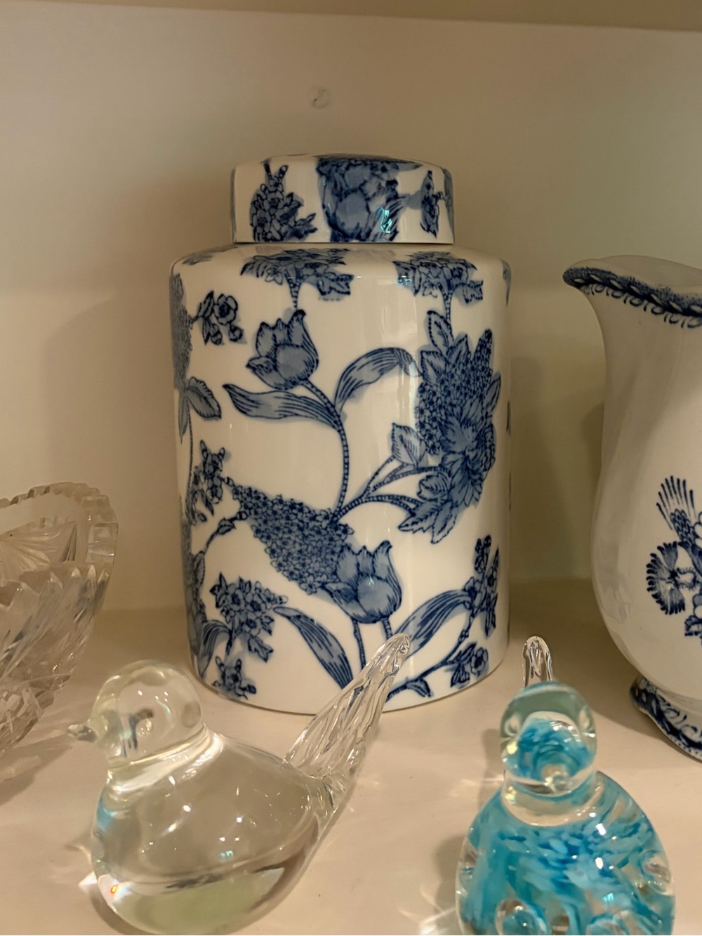 Blue & White Chinoiserie Ginger Jar